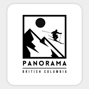 Panorama British Columbia Canada ski Sticker